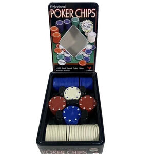 100pc Cardinal Professional Poker Chips Dealer Chip Texas Holdem Instructions